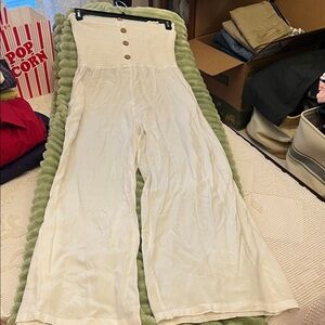 Women's Cream Jumpsuit
